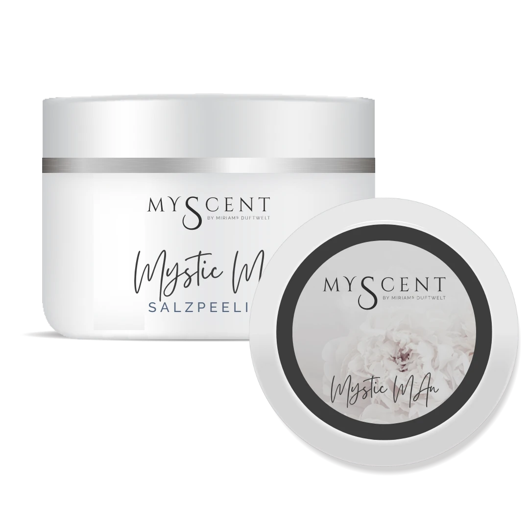 Salzpeeling Mystic Man - vegane Naturkosmetik von Miriams Duftwelt