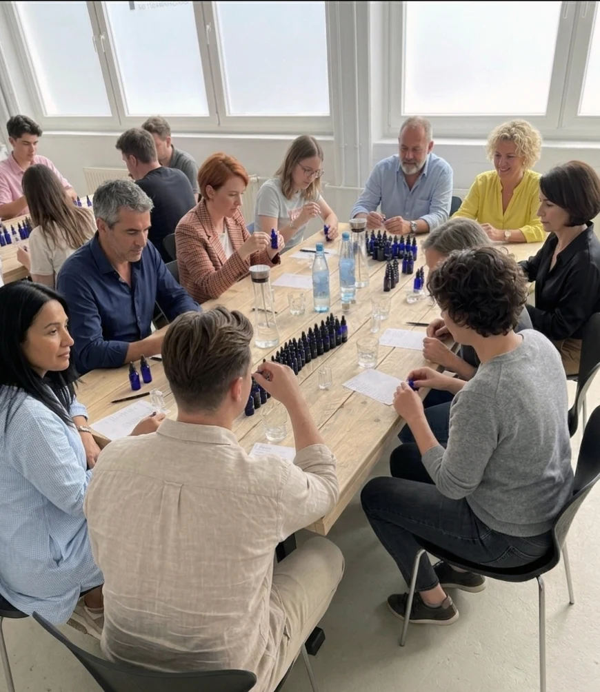 Parfumworkshop Firmenevent, Teamevent NRW, Teambuilding